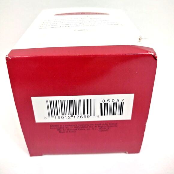 Vintage 1995 Hallmark Keepsake Ornament Holiday Barbie #3 Series - QX15057 - Picture 7 of 9